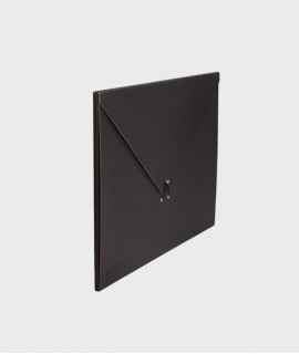 Cardboard congress folder Schwartz A3. Black