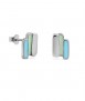 Pendientes de plata Palette