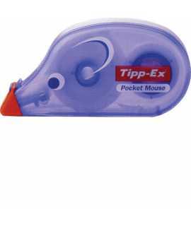 Pocket Mouse correction tape. Size: 4.2 mm x 9 m. Roll of 9 m.