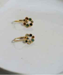 Candy Moon hook earrings