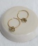 Candy Moon Hoop Earrings
