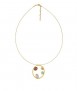 Alegria gold necklace, medium