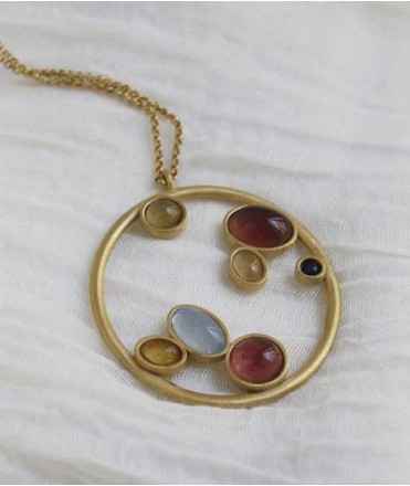 Collar dorado Alegria, grande