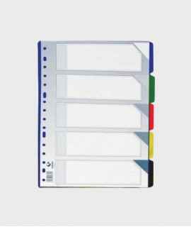 Opaque Adhesive pl Separator 5 Tabs