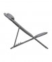 Lounger Maxi Deckchair +- BeComfort, Silver Grey