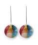 Niji hook earrings, large