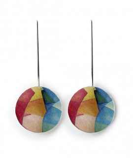 Niji hook earrings, large
