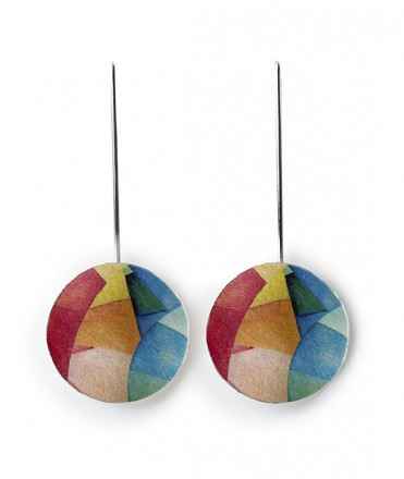 Niji hook earrings, large