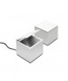 Cuboluce table lamp, white