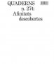 Quaderns n.274 Afinitats descobertes