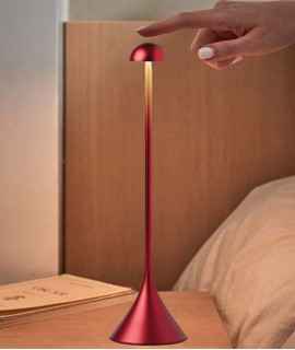 Table lamp Steli DOME, red