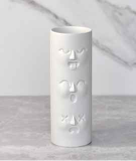 Tricky Tracy Vase, Large. White