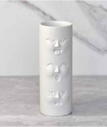 Tricky Tracy Vase, Large. White