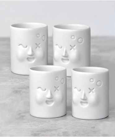 Vaso de chupito Tipsy Willie, 4 uds.
