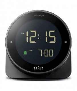 Digital Alarm Clock Braun Touch BC24B, Black