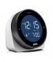 Reloj despertador digital Braun Touch BC24W-DCF, Blanco 