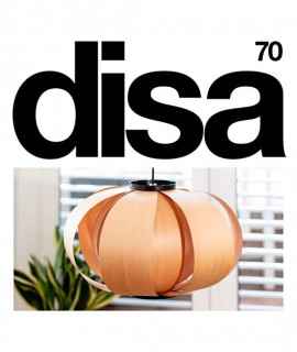 Disa ceiling lamp, wood. Limited edition (70 units)