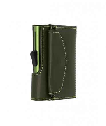 Cartera C-Secure, verde oliva