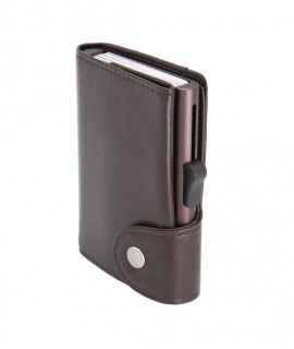 C-Secure XL wallet, mahogany