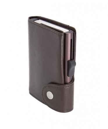 Cartera C-Secure XL, mogano