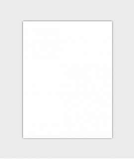 Colours cardboard, DIN A3, 160 g. White color. 250 sheets
