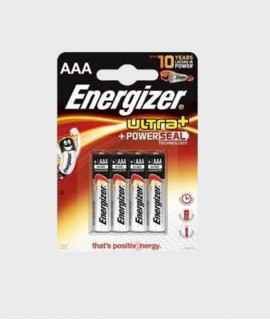 Pilas AAA Energizer 1,5V, LR03. 4 unidades