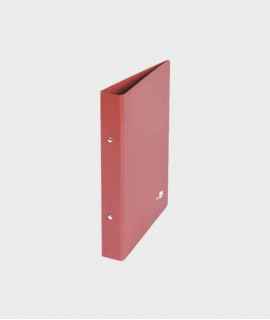 Folder of 2 rings, apa insulated sheet, leather. 40mm