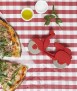 Tallador de pizzes Scooter, vermell 