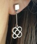 Pendientes Flor, largas