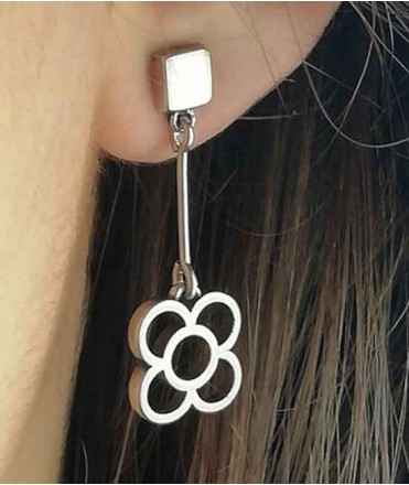 Pendientes Flor, largas