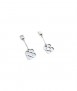 Pendientes Flor, largas