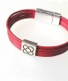 Pulsera Panot cuero, 5 tiras