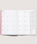 Monthly Planner 2024/2025 A4, large. Red