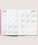 Monthly Planner 2024/2025 A4, large. Red