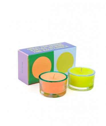 Espelma Salmon & Green, 2u.