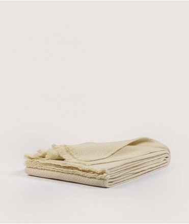 Hera Plaid Blanket, raw