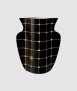 Lido vase, black. MINI 