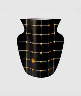 Lido vase, black. MINI 