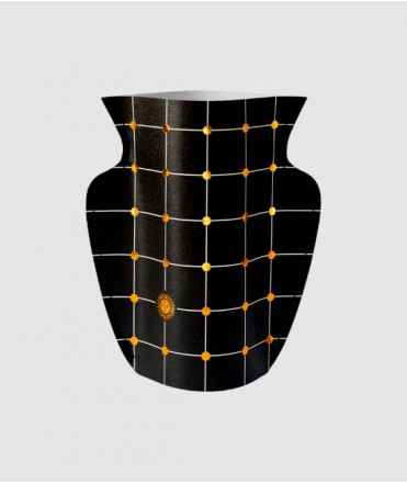 Lido vase, black. MINI 