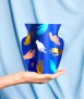 Gerro Hamsa, blau. Mini 