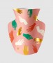 Hamsa Vase, Pink
