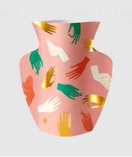 Jarrón Hamsa, rosa