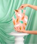 Hamsa Vase, Pink
