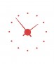 Wall clock OJ MINI, Red