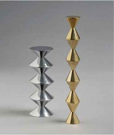 Tirador Troncocono, plata. M 