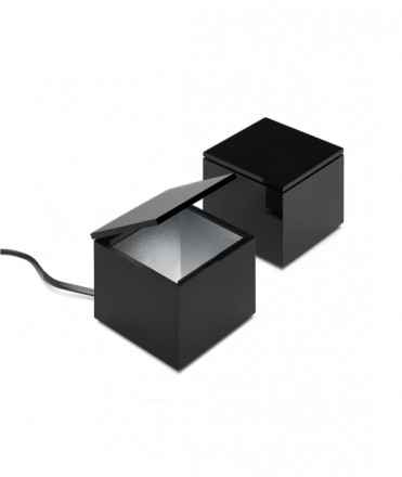 Cuboluce table lamp, black