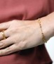 Plated Shade Bracelet