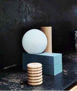 Kontchita table lamp, blue