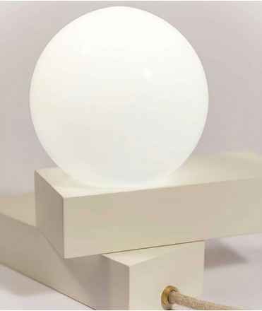 Llum de sobretaula Kontxita, blanc 