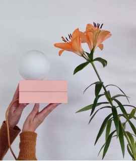 Kontchita table lamp, pink